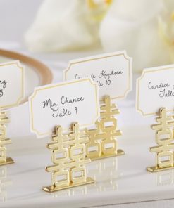 "Double Happiness" Place Card Holders (Set of 6)