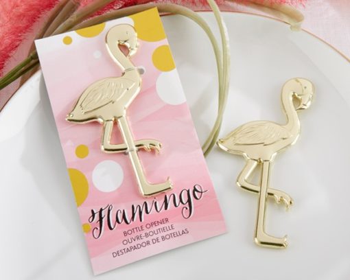 "Fancy and Feathered" Flamingo Bottle Opener