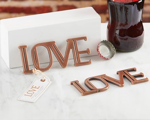 Copper LOVE Bottle Opener