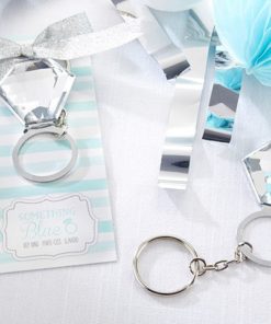 Something Blue Ring Key Ring