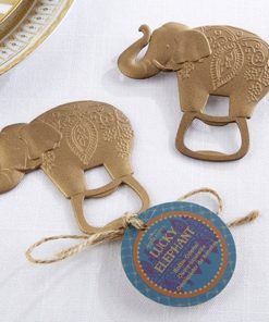 Lucky Golden Elephant Bottle Opener