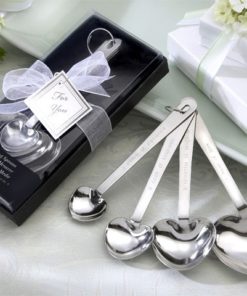 "Love Beyond Measure" Heart-Shaped Measuring Spoons in Gift Box