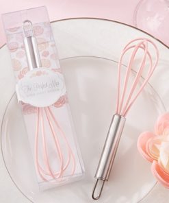 "The Perfect Mix" Pink Kitchen Whisk