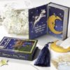 "Over the Moon" Vintage Moon Bookmark with Tassel in Nursery Rhyme Keepsake Book Box