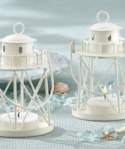 "By the Sea" Lighthouse Tea Light Holder