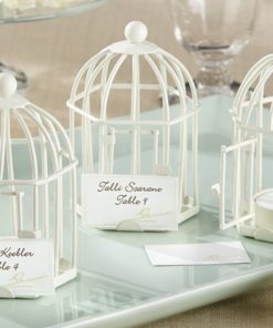 "Spring Song" Birdcage Tealight/Place Card Holder