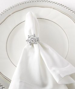 Sparkling Snowflake Napkin Ring (Set of 4)