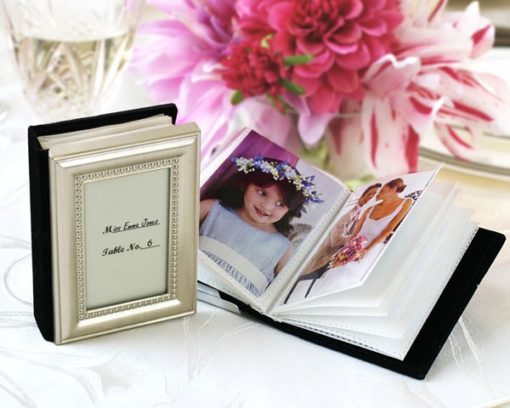 "Little Book of Memories" Place Card Holder/Mini Photo Album