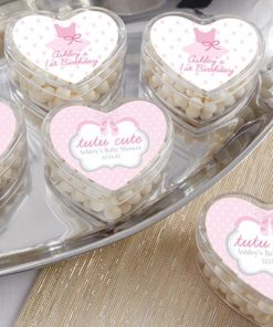 Heart Favor Container - Tutu Cute (Set of 12)