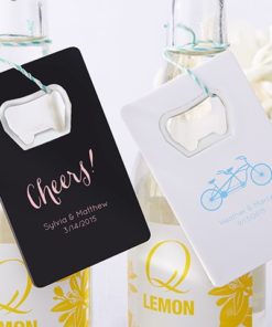 Personalized Bottle Opener-Kate's Wedding Collection (Available in Black or White)