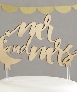 Under the Stars Mr. and Mrs. Cake Topper