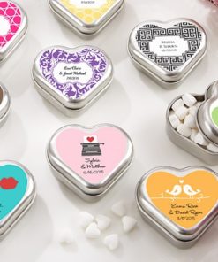 "Mint For You" Heart-Shaped Mint Tin (Available Personalized)
