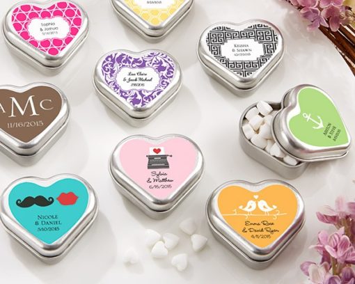 "Mint For You" Heart-Shaped Mint Tin (Available Personalized)