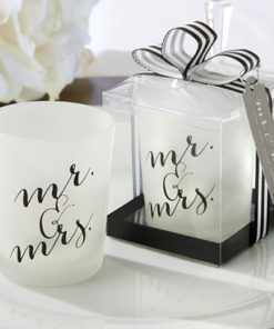 Classic Mr. and Mrs. Votive (Set of 4)