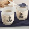"Anchors Away" Rope Tealight Holder (Set of 4)