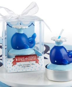 Nautical Whale Candle (Set of 4)