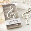 "Symphony" Chrome Music Note Bottle Opener