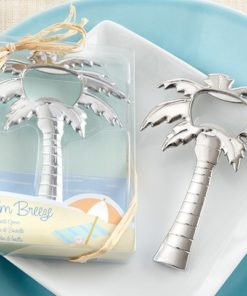 "Palm Breeze" Chrome Palm Tree Bottle Opener