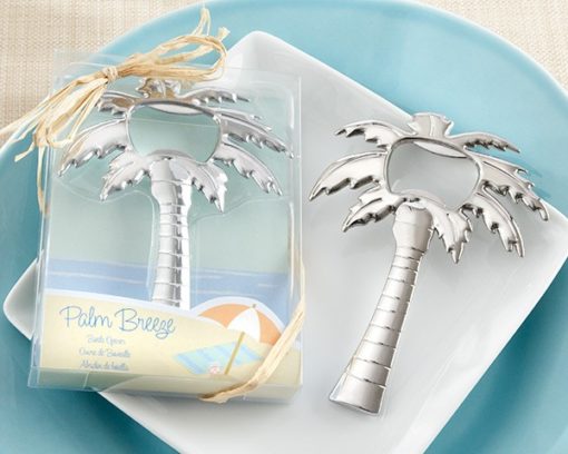 "Palm Breeze" Chrome Palm Tree Bottle Opener