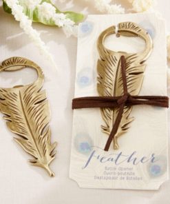 "Gilded Gold" Feather Bottle Opener