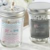 Personalized Glass Mason Jar - Kate's Gender Reveal Collection (Set of 12)