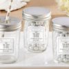 Personalized Glass Mason Jar - The Hunt Is Over (Set of 12)