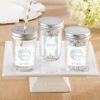 Personalized Glass Mason Jar - Beach Tides (Set of 12)