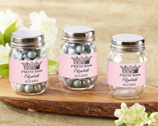 Personalized Mini Mason Jar - Little Princess (Set of 12)