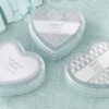 Heart Favor Container - Silver Foil (Set of 12)