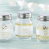 Personalized Mini Mason Jar - Gold Foil (Set of 12)