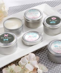 Personalized Travel Candle - Gender Reveal