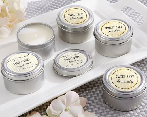 Personalized Travel Candle - Kate's Sweet as Can Bee Collection