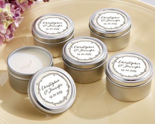 Personalized Travel Candle - The Hunt Is Over
