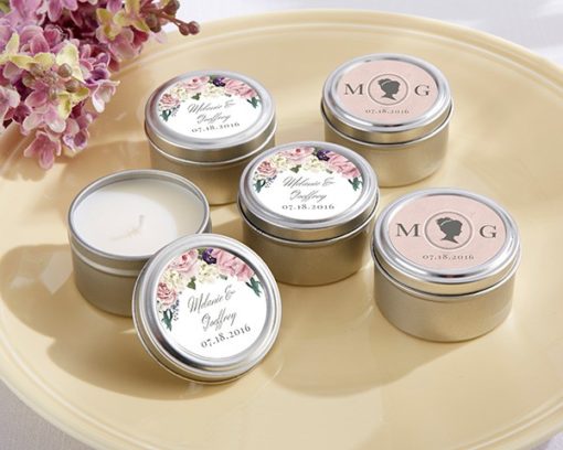 Personalized Travel Candle - English Garden