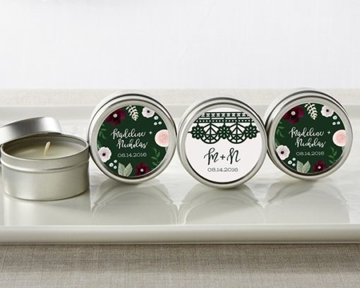 Personalized Travel Candle - Romantic Garden