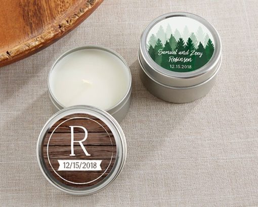 Personalized Travel Candle - Winter