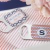 Personalized Bottle Opener with Epoxy Dome - Kate's Nautical Bridal Shower Collection