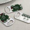 Personalized Bottle Opener with Epoxy Dome - Romantic Garden