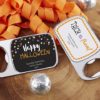 Personalized Silver Bottle Opener with Epoxy Dome - Halloween