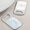 Personalized Silver Bottle Opener with Epoxy Dome - Ethereal