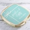 Personalized Gold Compact - Something Blue