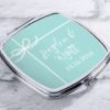 Personalized Silver Compact - Something Blue