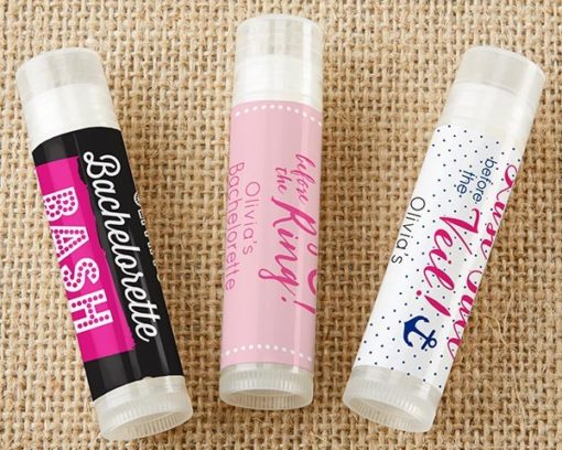 Personalized Lip Balm - Bachelorette (Set of 12)