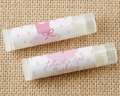 Personalized Lip Balm - Tutu Cute (Set of 12)