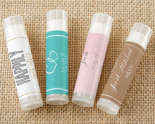 Personalized Lip Balm - Wedding (Set of 12)