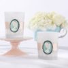 Vintage Cameo Frosted Glass Tea Light Holder (Set of 4)