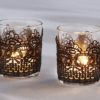 Black Lace Tea Light Holder (Set of 4)