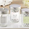 Personalized Glass Mason Jar - Kate's Rustic Baby Shower Collection (Set of 12)