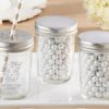 Personalized Printed Glass Mason Jar - He Asked, She Said Yes (Set of 12)