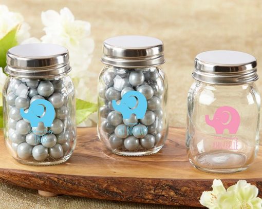 Personalized Printed Mini Mason Jar - Little Peanut (Set of 12)